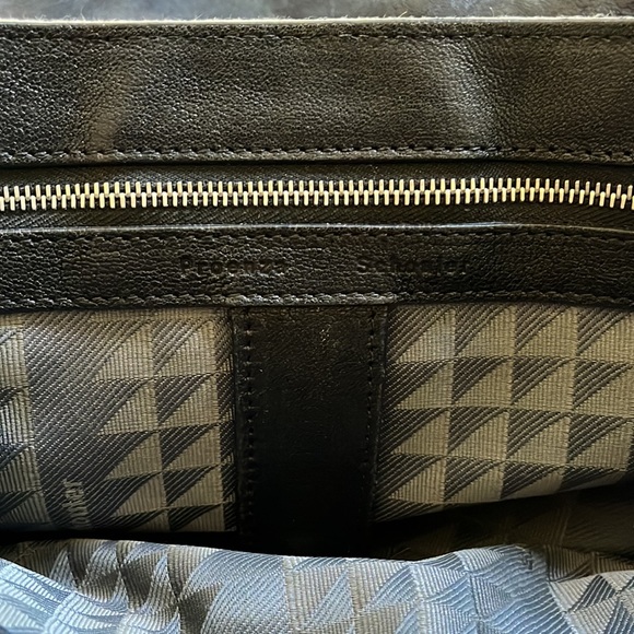 Proenza Schouler PS1 Medium Satchel Bag in Linen & Black Leather - Picture 9 of 12